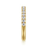 14K Yellow Gold Diamond Wedding Band - 0.4 ct