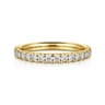 14K Yellow Gold Diamond Wedding Band - 0.4 ct