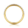 14K Yellow Gold Diamond Wedding Band - 0.4 ct