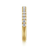 14K Yellow Gold Diamond Wedding Band - 0.4 ct