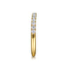 14K Yellow Gold Diamond Wedding Band - 0.4 ct
