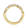 14K Yellow Gold Diamond Wedding Band - 0.5 ct