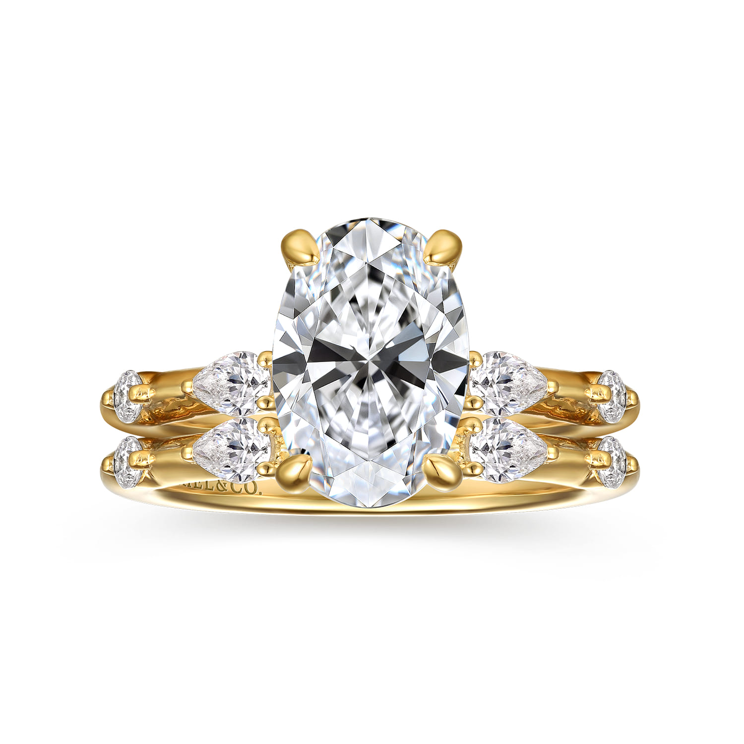 14K Yellow Gold Diamond Wedding Band - 0.23 ct - Shot 4