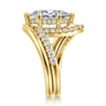 14K Yellow Gold Diamond Wedding Band - 0.4 ct