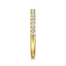 14K Yellow Gold Diamond Wedding Band - 0.3 ct
