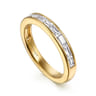14K Yellow Gold Diamond Wedding Band - 0.75 ct