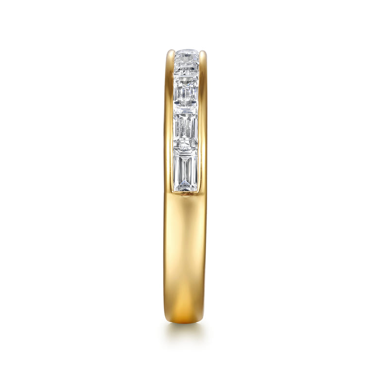 14K Yellow Gold Diamond Wedding Band - 0.75 ct - Shot 5