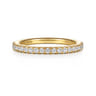 14K Yellow Gold Diamond Wedding Band - 0.3 ct