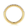 14K Yellow Gold Diamond Wedding Band - 0.25 ct