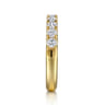 14K Yellow Gold Diamond Wedding Band - 0.8 ct