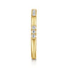 14K Yellow Gold Diamond Wedding Band - 0.18 ct
