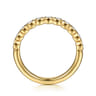 14K Yellow Gold Diamond Wedding Band - 0.3 ct