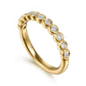 14K Yellow Gold Diamond Wedding Band - 0.3 ct