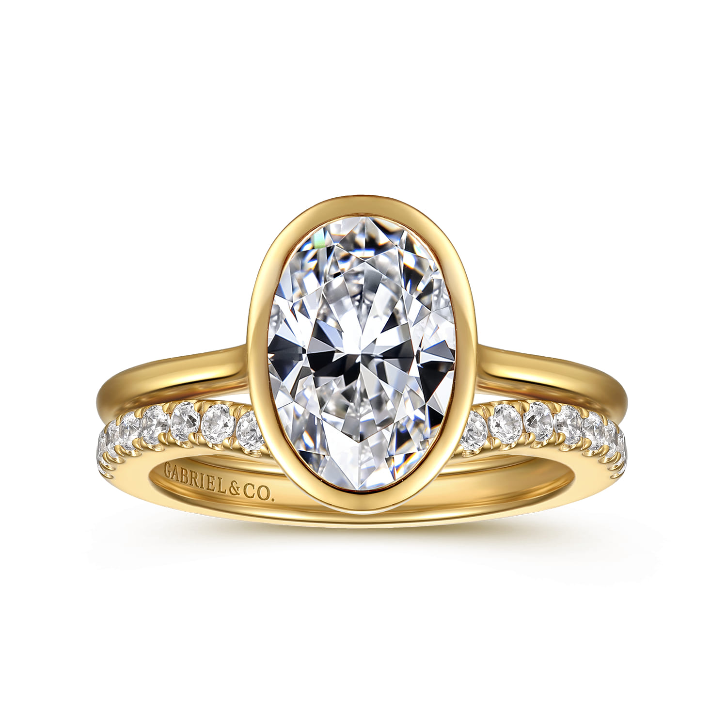 14K Yellow Gold Diamond Wedding Band - 0.3 ct - Shot 4