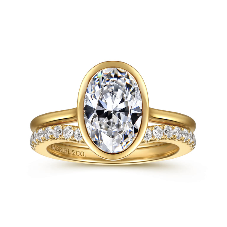 14K Yellow Gold Diamond Wedding Band - 0.3 ct - Shot 4