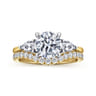 14K Yellow Gold Diamond Wedding Band - 0.3 ct