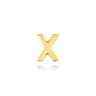 14K Yellow Gold Diamond X Initial Locket Charm - 0.05 ct