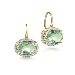 14K-Yellow-Gold-Diamond-and-Green-Amethyst-Oval-Shape-Earrings-With-Flower-Pattern-J-Back1