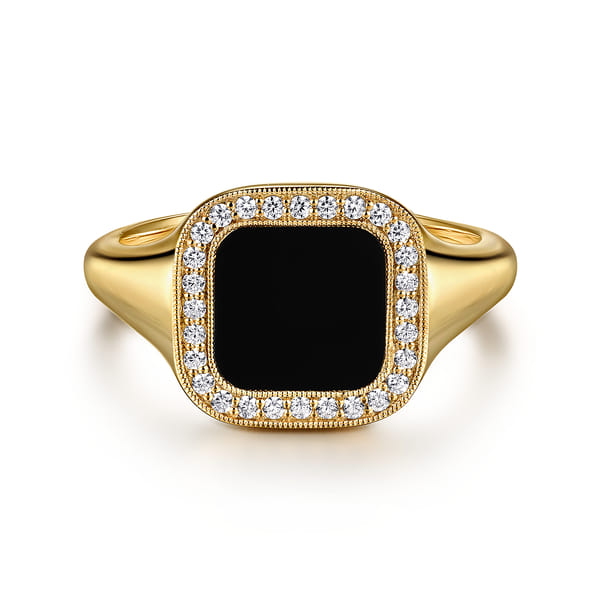 Yellow Gold Signet Ring
