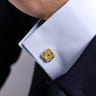 14K Yellow Gold Double Love Knot Cufflinks