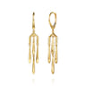 14K Yellow Gold Drop Chandelier Earrings