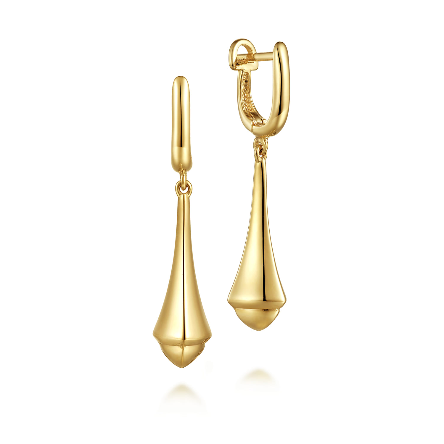 14K Yellow Gold Earrings - Shot 1
