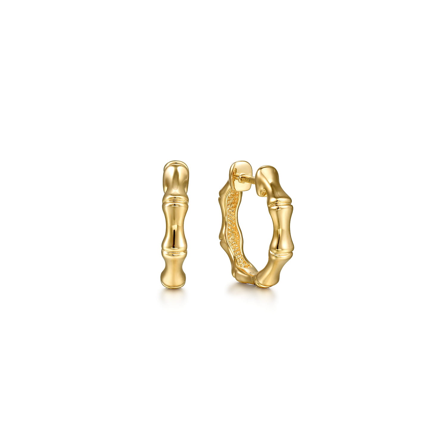 14K Yellow Gold Earrings - Shot 1