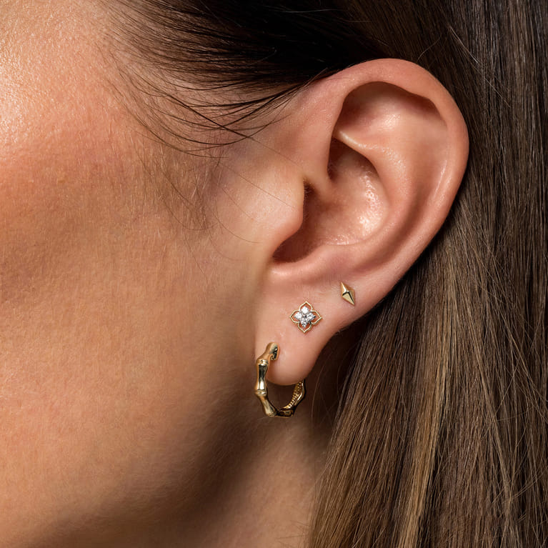 14K Yellow Gold Earrings - Shot 3