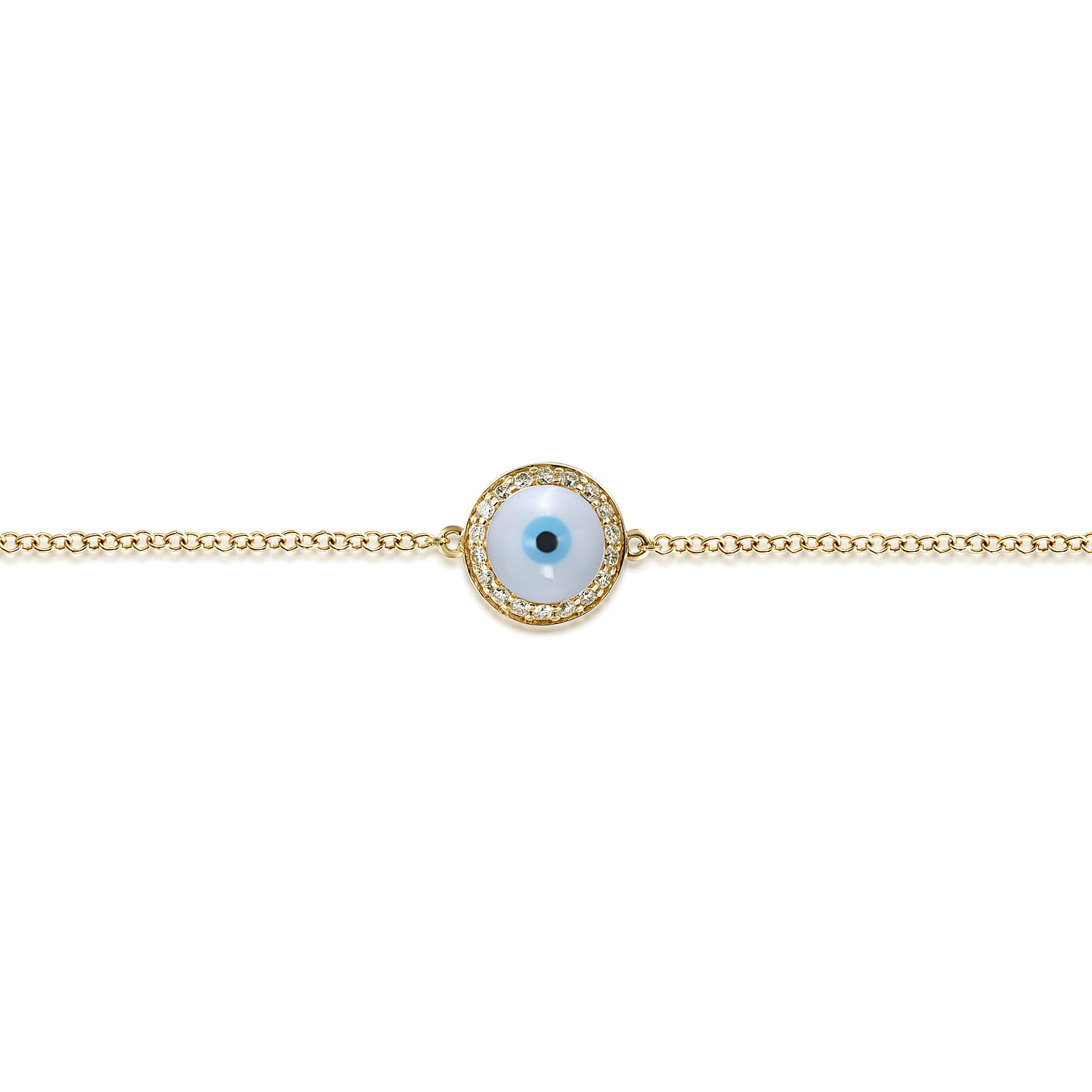 14k evil eye discount