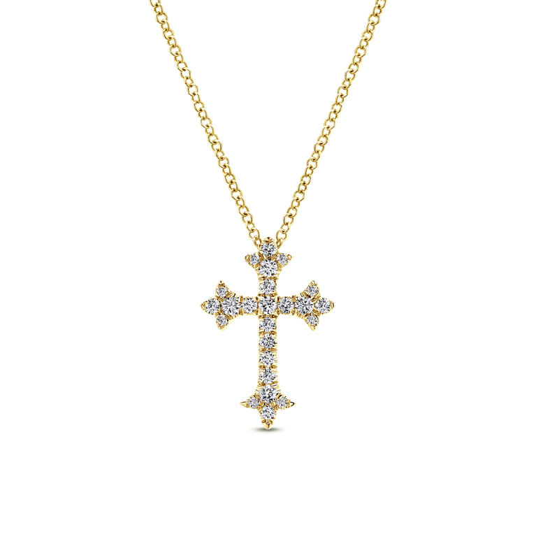 14K Yellow Gold Fashion Necklace - 0.26 ct - Shot 1