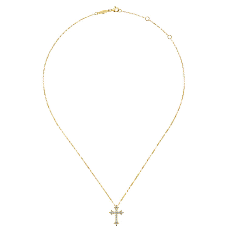 14K Yellow Gold Fashion Necklace - 0.26 ct - Shot 2