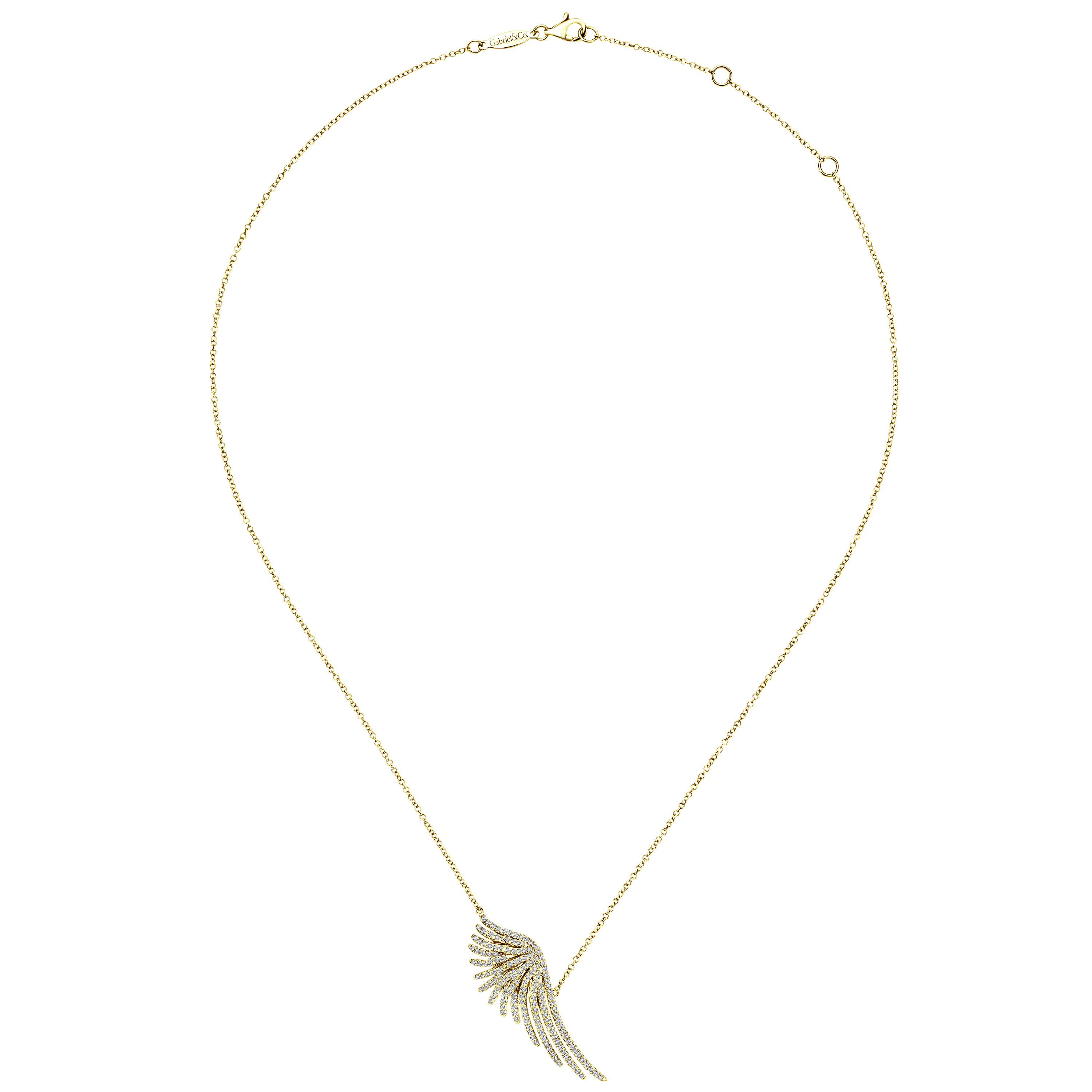 14K Yellow Gold Fashion Necklace - 0.46 ct - Shot 2