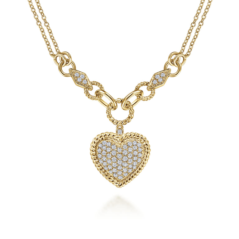 14K Yellow Gold Fashion Necklace - 0.9 ct - Shot 1