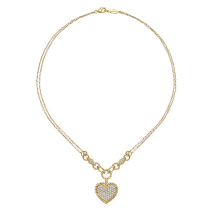 14K Yellow Gold Fashion Necklace