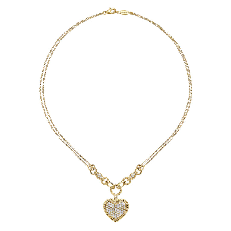 14K Yellow Gold Fashion Necklace - 0.9 ct - Shot 2