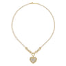 14K Yellow Gold Fashion Necklace - 0.9 ct