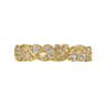 Fancy Wedding Ring in 14k Yellow Gold with Round Natural Diamond at Gabriel & Co.