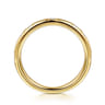 Straight Wedding Ring in 14k Yellow Gold with  Natural Diamond at Gabriel & Co.
