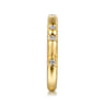 Straight Wedding Ring in 14k Yellow Gold with  Natural Diamond at Gabriel & Co.