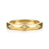 Straight Wedding Ring in 14k Yellow Gold with  Natural Diamond at Gabriel & Co.