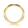 Straight Wedding Ring in 14k Yellow Gold with  Natural Diamond at Gabriel & Co.