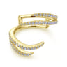 Enhancer Wedding Ring in 14k Yellow Gold with Round Natural Diamond at Gabriel & Co.