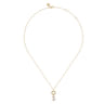 14K Yellow Gold Fresh Water Pearl Bujukan Drop Necklace