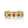 14K Yellow Gold GN - Garnet Ladies Ring