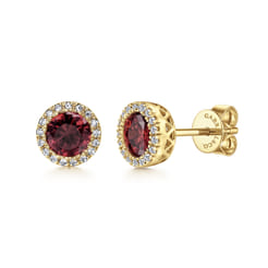 14K-Yellow-Gold-Garnet-and-Diamond-Halo-Stud-Earrings1