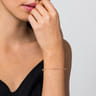 14K Yellow Gold Graduating Bead Stations Bracelet