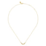 14K Yellow Gold Graduating Bujukan Ball Bar Necklace