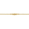 14K Yellow Gold Graduating Bujukan Ball Station Bracelet