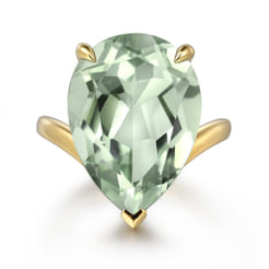 14K-Yellow-Gold-Green-Amethyst-Pear-Ladies-Ring1