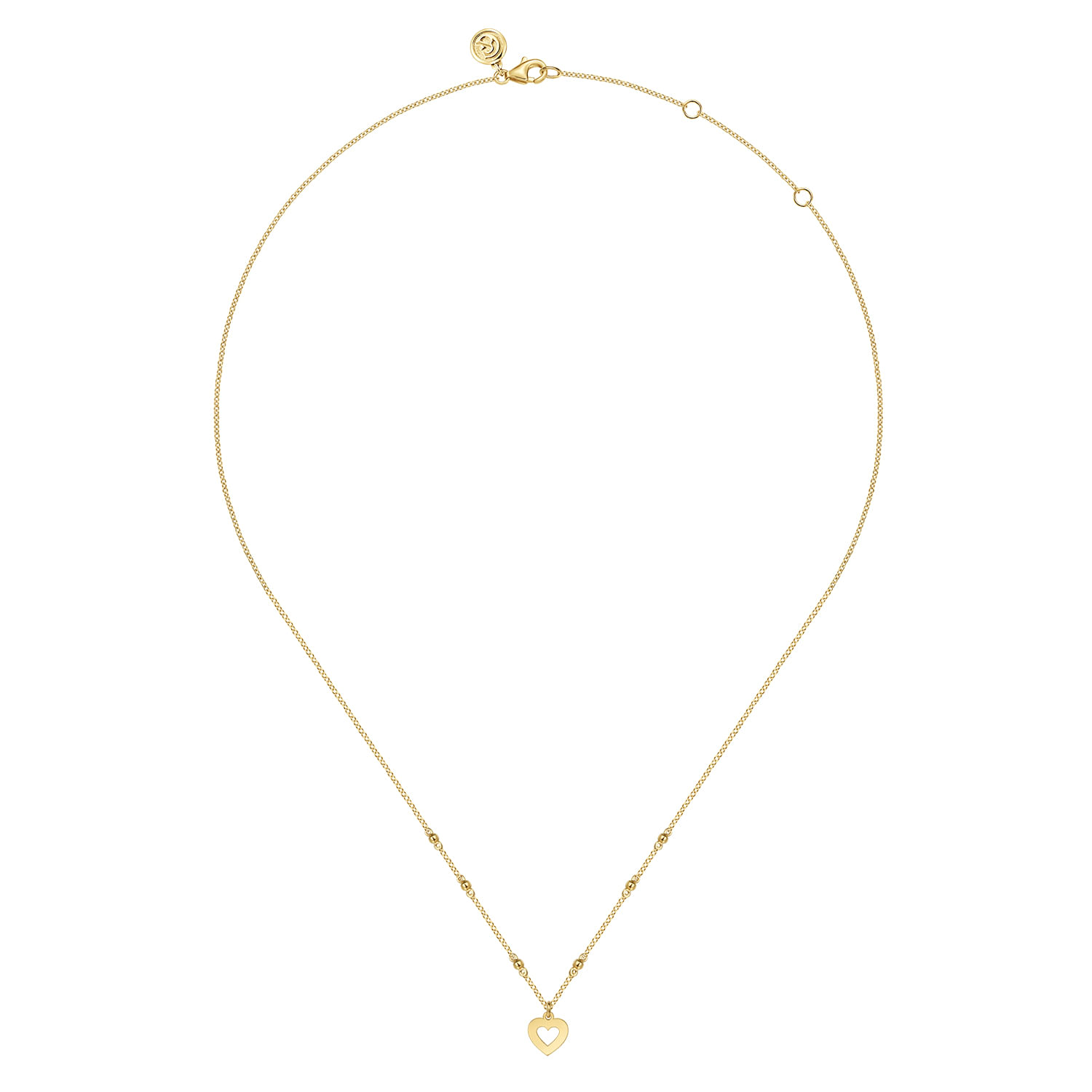 14k Yellow Gold Pendant Necklace Bujukan Necklace. SKU